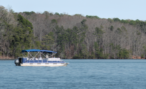 Boat on Lake Norman